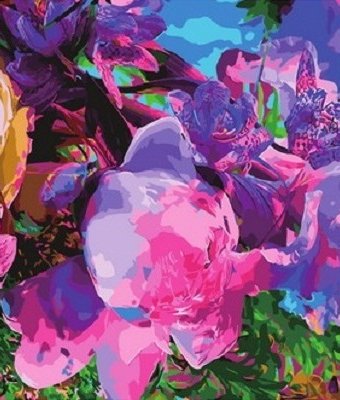 Миниатюра фотографии Paintboy картина по номерам цветочная абстракция