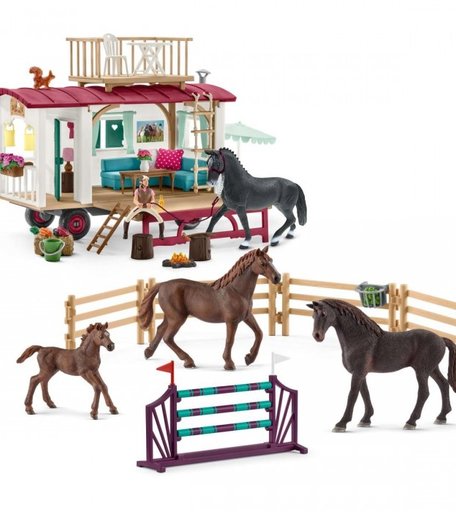 Schleich Игровой набор Фургон для секретных тренировок