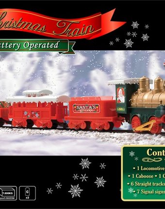 Eztec Железная дорога Christmas Train 29 частей