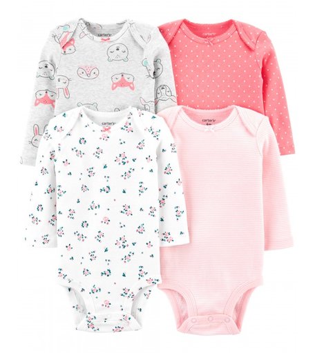 Carter's Полукомбинезон для девочки 4 шт. 1K043710