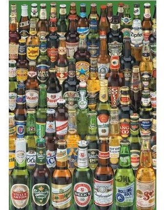 Миниатюра фотографии Educa пазл коллекция бутылок пива 1000 элементов