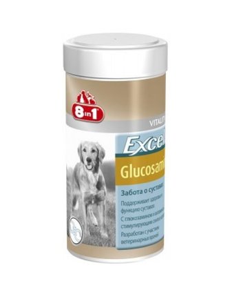 Витамины для взрослых собак 8in1 8in1 Excel Глюкозамин 110 таблеток Excel Глюкозамин, 110