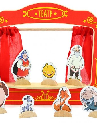 Деревянная игрушка Мир деревянных игрушек Кукольный театр Д170