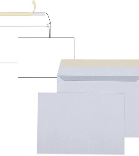 Курт Конверты С6 STRIP 80 г/м2 114х162 мм 1000 шт.