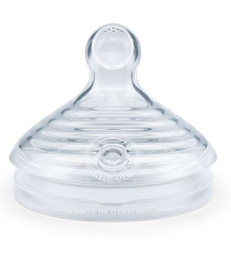 Соска Nuk Nature Sense для заменителей грудного молока, силикон, 0-6 месяцев