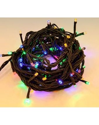 Миниатюра фотографии Украшение новогодняя сказка гирлянда электрическая цветная