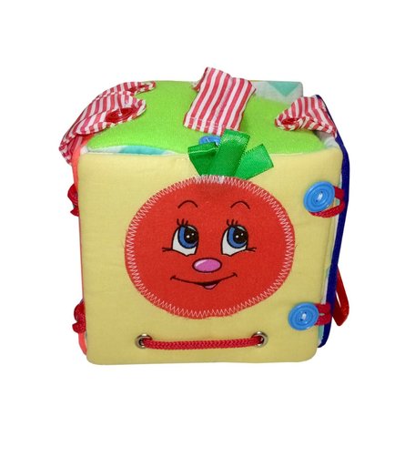 Игрушка мягконабивная Издательство Учитель Куб-сумка 12х12 см