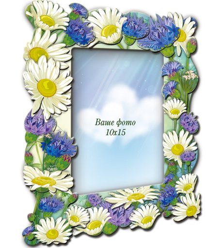 Хобби и Творчество VIZZLE Объемная картина Полевые цветы