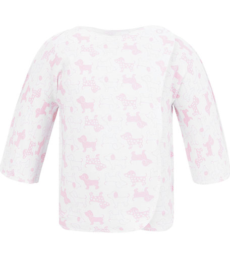 Распашонка Чудесные одежки Розовые собачки