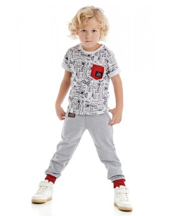 Миниатюра фотографии Lucky child футболка для мальчика лемур в париже 43-36к/цв