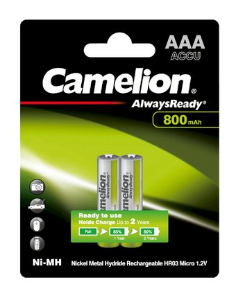 Аккумулятор Camelion NH-AAA800ARBP2 2