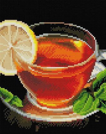 Molly Картины мозаикой Чай с лимоном 30х30 см
