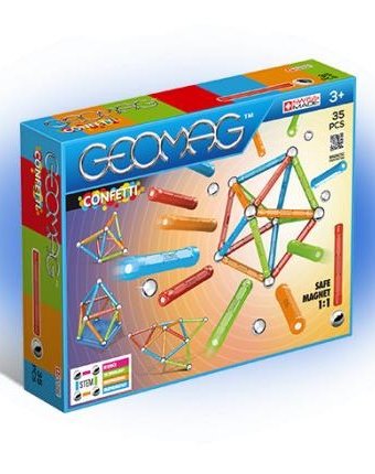 Конструктор Geomag магнитный Confetti (35 деталей)