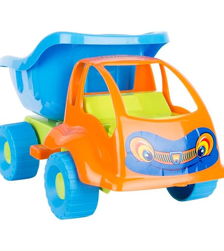 Автомобиль Полесье Муравей оранжевая кабина/синий кузов 29 см