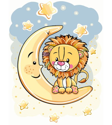 Набор для раскрашивания по номерам ФРЕЯ В гостях у луны