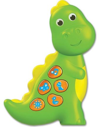Музыкальная игрушка Азбукварик Чудо-огоньки Динозаврик