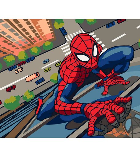 Набор для раскрашивания по номерам ФРЕЯ Ловкий паук