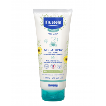 Гель очищающий для купания “Stelatopia” Mustela Baby, 200 мл