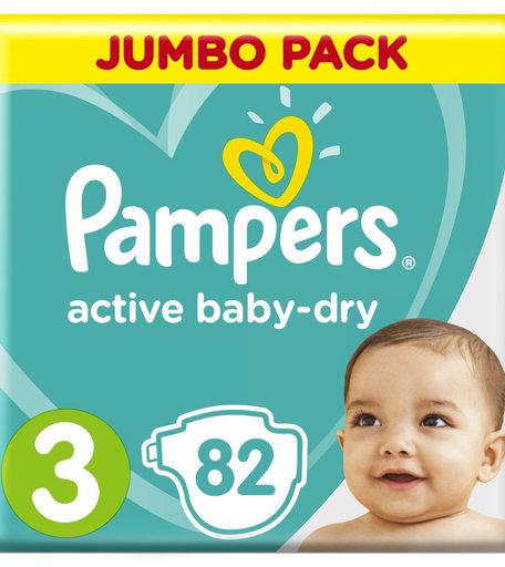 Подгузники Pampers Active Baby Dry (6-10 кг) шт.