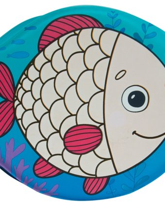 Миниатюра фотографии Раскраска водная мозайка-синтез волшебные купашки-гармошки. рыбка