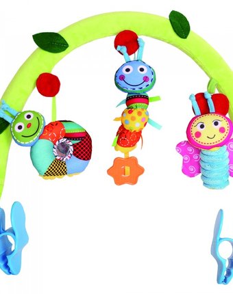 Миниатюра фотографии Biba toys дуга на коляску счастливые гусенички