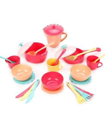 Миниатюра фотографии Набор посуды для кукол mary poppins карамель (26 предметов)