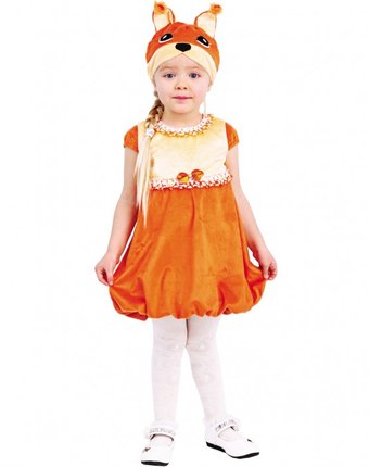 Миниатюра фотографии Пуговка карнавальный костюм белочка тося плюшки-игрушки