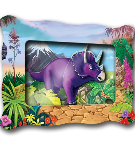 Хобби и Творчество VIZZLE Объемная картина Трицератопс