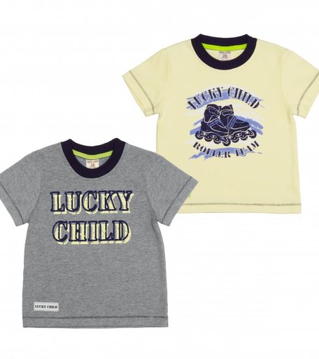 Lucky Child Футболка для мальчика Basic sport 2 шт. 36-36