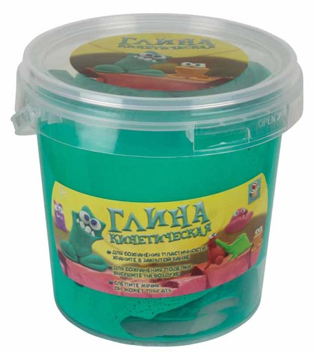 Кинетическая глина 1Toy бирюзовая