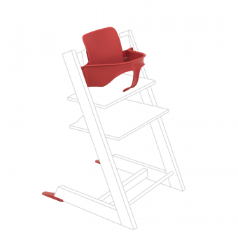 Миниатюра фотографии Пластиковая вставка для стульчика stokke tripp trapp warm red, красно-коричневый