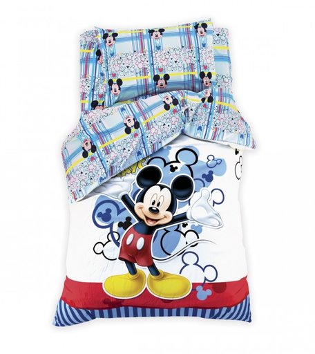 Постельное белье Disney 1.5 спальное Микки Маус наволочка 70x70 см (3 предмета)