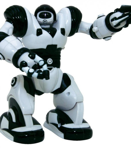 Интерактивный робот WowWee Робосапиен 18 см цвет: белый/черный