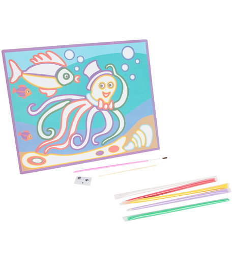 Картинка из песка Дрофа Осьминожек