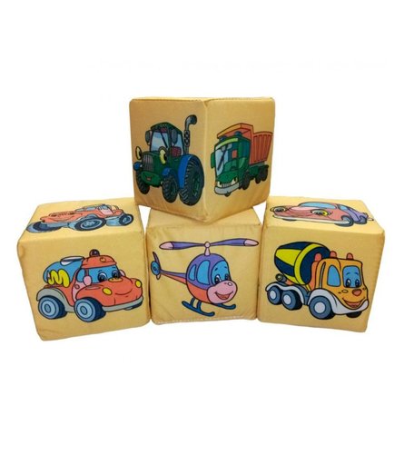 Мягкий кубик Издательство Учитель Транспорт