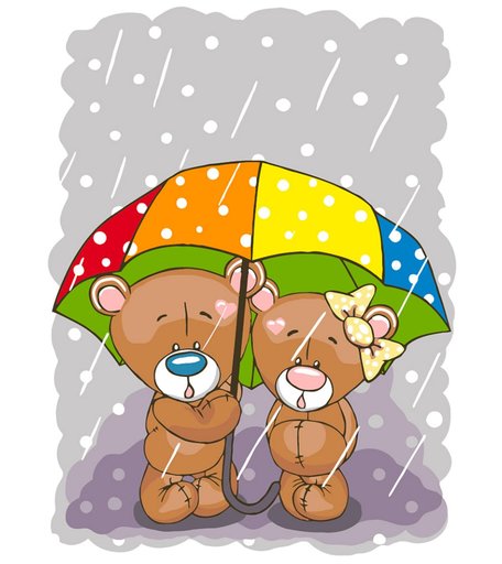 Набор для раскрашивания по номерам ФРЕЯ Гулять по лужам