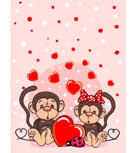 Набор для раскрашивания по номерам ФРЕЯ Это Любовь...