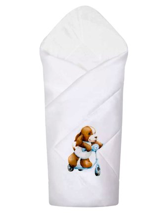 Конверт-одеяло Роскошь с пеленок Собачка на самокате ONESIZE