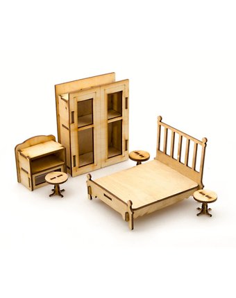 Мебель для кукол Теремок Спальня