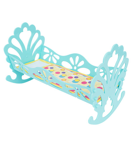 Кровать-качалка сборная для кукол бирюзовый Полесье