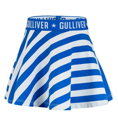 Юбка в синюю полоску Gulliver