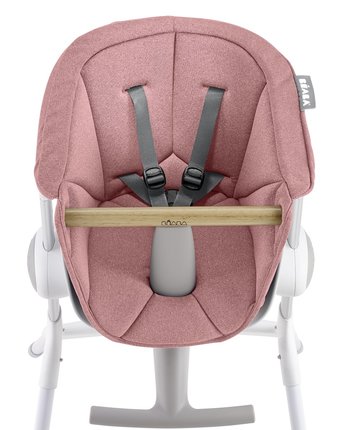 Миниатюра фотографии Подушка для стульчика для кормления beaba textile seat, розовый