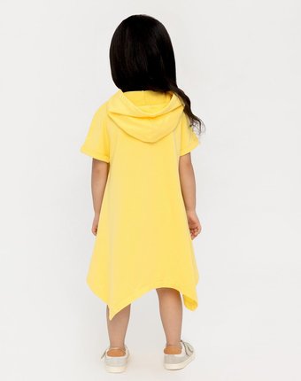 Миниатюра фотографии Желтое платье с капюшоном gulliver