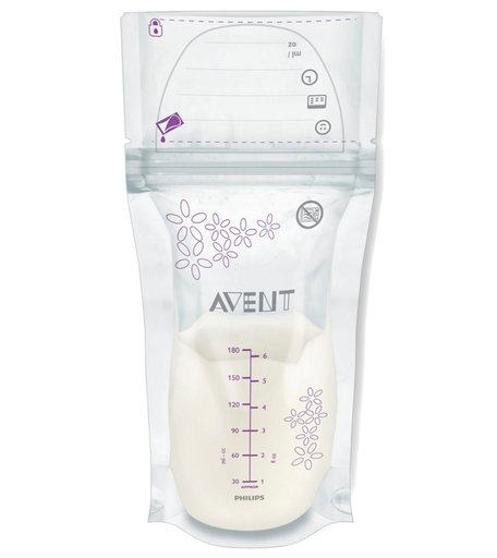 Пакеты Philips Avent для хранения молока, 180 мл, 25 шт