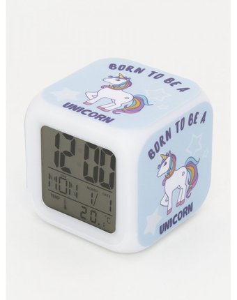 Часы Mihi Mihi будильник Единорог с подсветкой №29