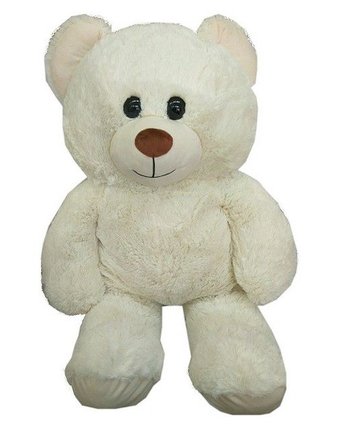 Миниатюра фотографии Мягкая игрушка смолтойс медвежонок 70 см цвет: белый