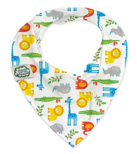 Слюнявчик ImseVimse Бандана Bandana Zoo, с рождения, 20 х 10 см