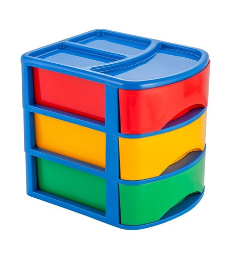 Бокс для хранения PLAST TEAM с выдвигающимися ящиками COMBI