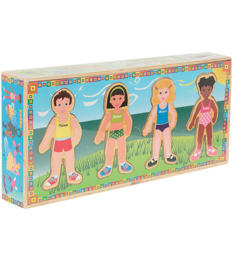 Пазл Wooden Toys Магнитные пазлы Друзья