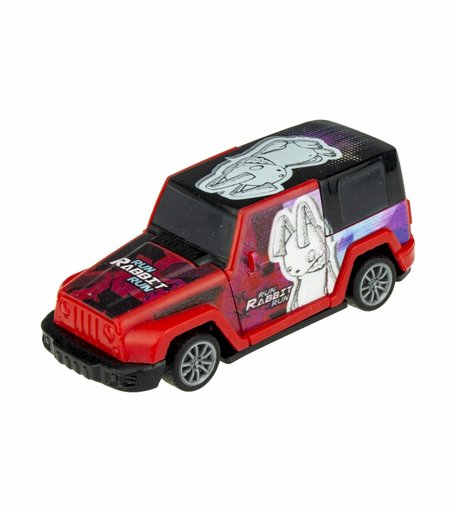 Инерционная разборная машинка 2в3 1Toy Crashfest красный джип 10 см